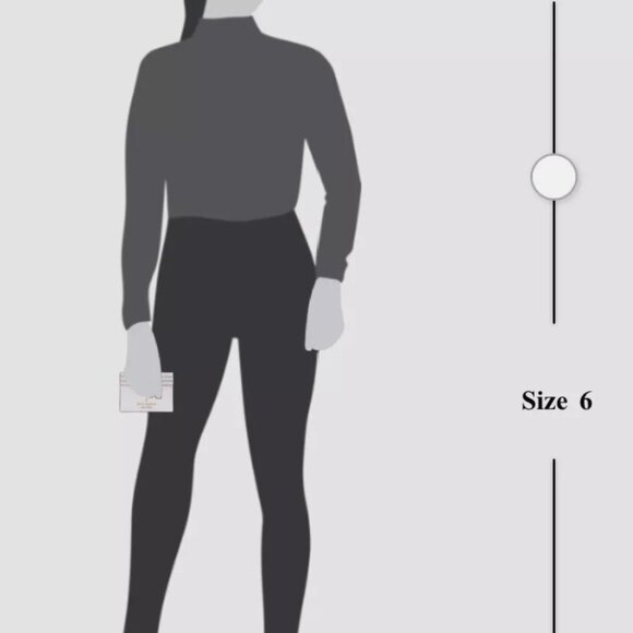 NWT Kate Spade Madison Studded Faux Pearls Small Slim Card Holder Lilac Purple - Picture 4 of 4